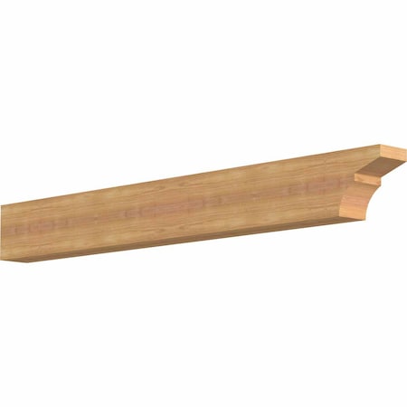 Ekena Millwork Monterey Smooth Rafter Tail, Western Red Cedar, 3 1/2"W x 6"H x 48"L RFT04X06X48MON00SWR